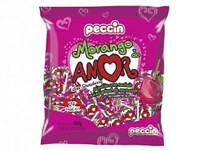 PIRULITO PECCIN  MORANGO DO AMOR 480GR (16 PC/1