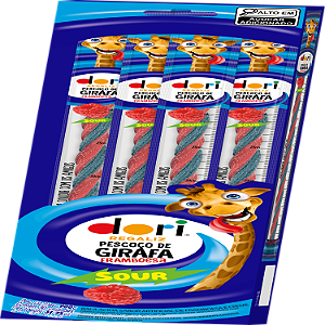 BALA DORI PESC DE GIRAFA FRAMBO 30X30GR(2) DP/1