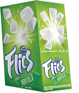 CHI. ARCOR FLICS HORTELA 208GR (24) DP/1