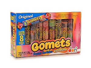 BALA DORI GOMA TUBO FRUTAS 30X32GR(12) DP/30