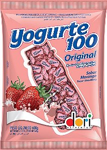 BALA DORI YOGURTE 100 MORANGO 600GR(24) PC/1