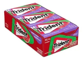 CHICLE TRIDENT 14S MELANCIA 12UN (12) DP/12
