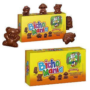CHOC KI-KAKAU BICHO MANIA AO LEITE 192G(12 PC/1