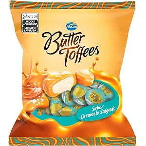 BALA BUT TOF CARAMELO SALGADO 400GR (15) PC/1