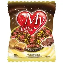 BALA MY TOFFEE LEITE/CHOCOLATE 500GR (14) PC/1