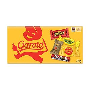BOMBOM GAROTO SORTIDO 220GR (30) DP/1