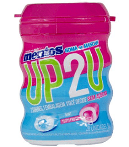CHICLE MENTOS GARRAFA UP2U C/6 (6) DP/1