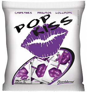 PIR BOAV.POPKISS FRAMBOESA 500G (20) PC/1