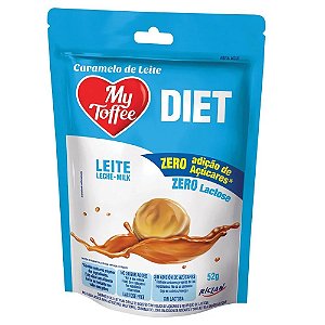 BALA MY TOFF DIET ZERO LACTOS LEITE 52G(24 PC/1