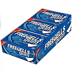 CHICLE FREEGELLS GUM HORTELA 15UN (12) DP/15