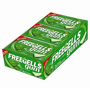 CHICLE FREEGELLS GUM MENTA 15UN (12) DP/15