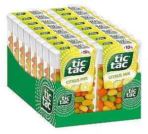 PASTILHA TIC TAC CITRUS MIX 14UN (12) DP/1