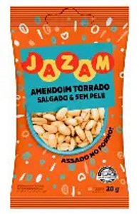 AMENDOIM JAZAM TORRADO SALGADO 60X20G (6) PC/60