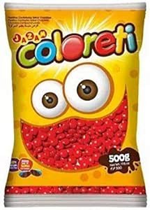 CONFEITO COLORETI JAZAM VERMELHO 300G (20) PC/1