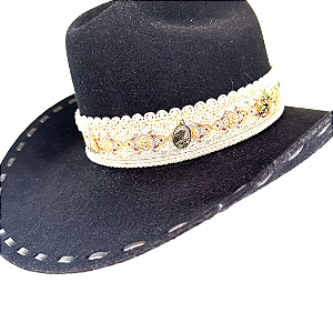 Faixa Country Feminina para Chapéus