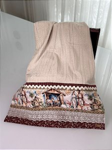 TOALHA NATALINA MARIA E JESUS