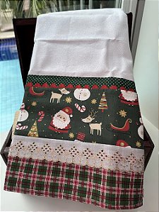 PANO DE PRATO PAPAI NOEL