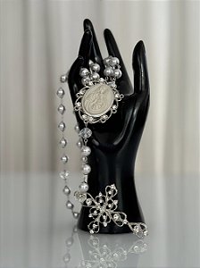 Terço Salve Rainha Camafeu em 3D