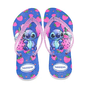 Chinelo Feminino Havaianas Stitch Gliter