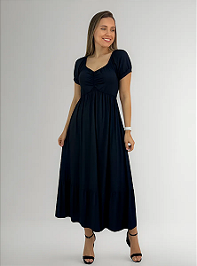 Vestido Midi Para Amamentação e Gestante