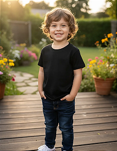 Camiseta Infantil Manga Curta Unissex