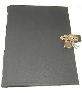 Diario Artesanal  com cadeado cod.450