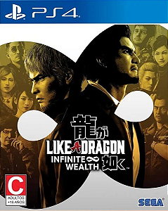 Like a Dragon Infinite Wealth Ps4 Mídia Digital Psn