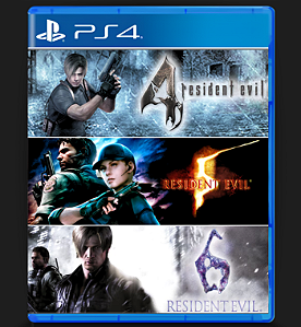 Pacote Triplo Resident Evil PS4 midia digital