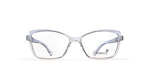 Armacao 31058-4077 Champanhe/azul Medio Bril Lavorato