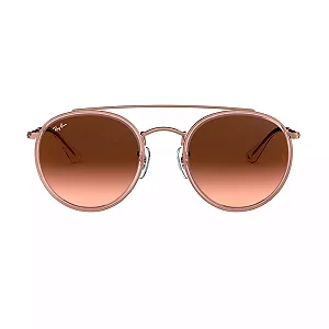 ÓCULOS DE SOL RAY-BAN ROUND COM PONTE DUPLA 0RB3647NL 9069A551 - 9069A5 - 51