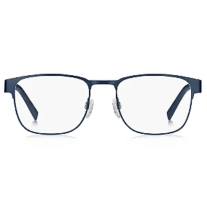 Armação de Óculos Tommy Hilfiger TH 2090 WIR - Azul Fosco 54