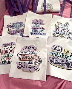 Ecobag Motivacional 30x25 - 10UN {personalizada}