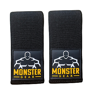 Faixa de Joelho Monster Gear 2 metros  Par - Preta