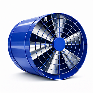 Exaustor Axial 40cm Industrial com Motor WEG Trifásico IP44 – Alta Potência