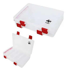 Caixa De Acessórios De Pesca Albatroz Fishing H488u Vermelho 26x16x6 Cm