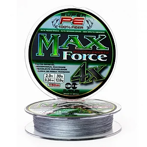 Linha Pesca Multifilamento Maruri Max Force 4x 100m diversas cores e espesuras