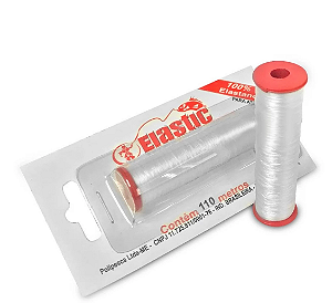 Elastic Linha Elástica Para Isca Amarrar Fixar Iscas - 110 Metros