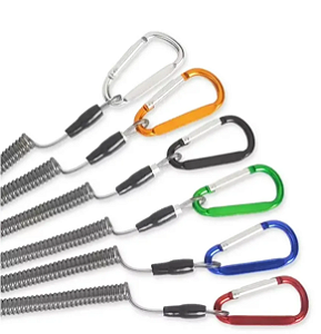 Salva Varas Deyu Cabo de Aço com Mosquetão Proteção Para Pescaria Diversas Cores Marca: Deyu