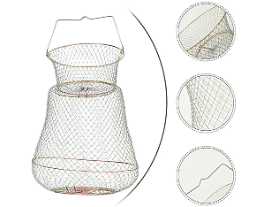 Viveiro Retrátil de Arame Com Tampa (45 X 55cm) - Lamazon