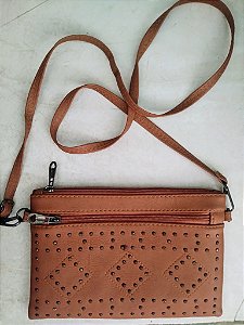 Bolsa transversal marrom