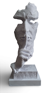 Estatueta "silêncio"