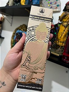 Incenso Vila Zen Natural Vareta - Palo Santo e Sândalo