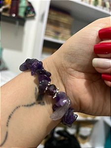 Pulseira de Cristal Ametista