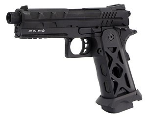 PISTOLA KROWN LAND SRC CO2 4.5MM HI-KL TARTARUS BLOWBACK PRETA