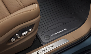 Tapete de borracha preto - Cayenne