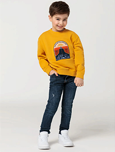 Moletom Infantil AHEAD - 6/7 Anos