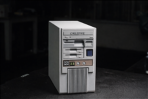 Mini PC 486 “Vader” – Case em Miniatura para Raspberry Pi