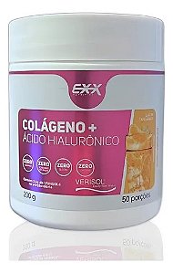 Colágeno + Ácido Hialurônico 200g – Exx Nutrition – Sabor Tangerina