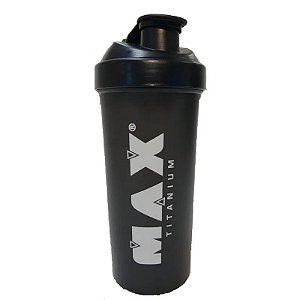 Coqueteleira Preta 700ml – Max Titanium