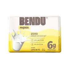 Paçoca Whey Leite em Pó Bendu